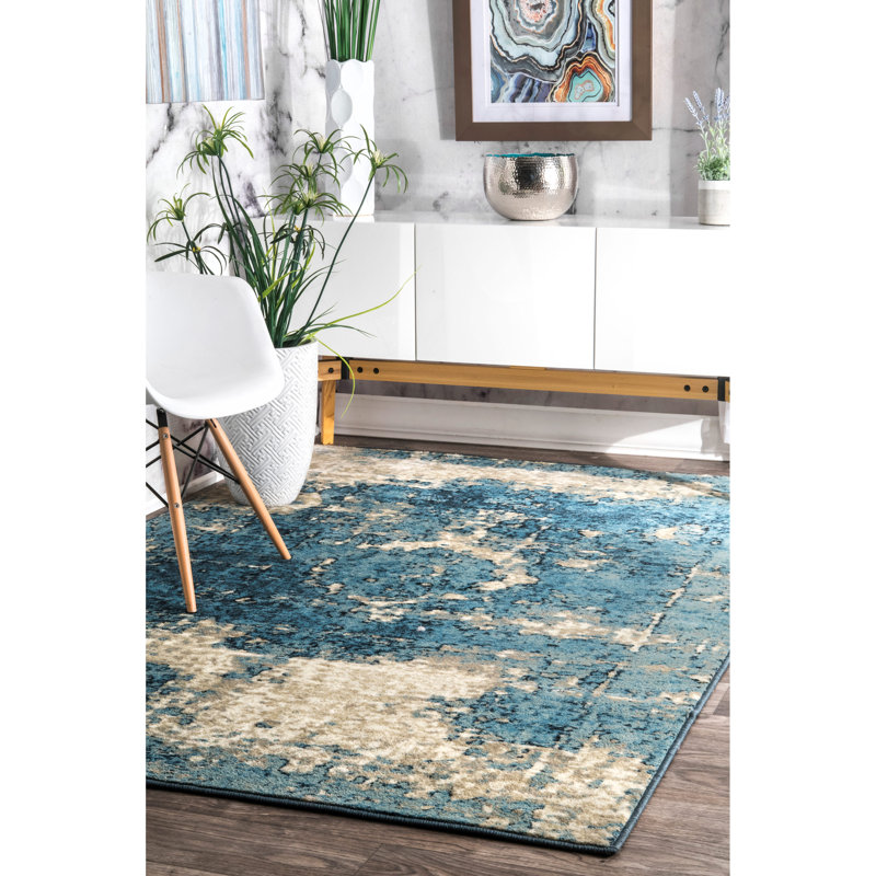 Montross Blue Area Rug & Reviews Joss & Main